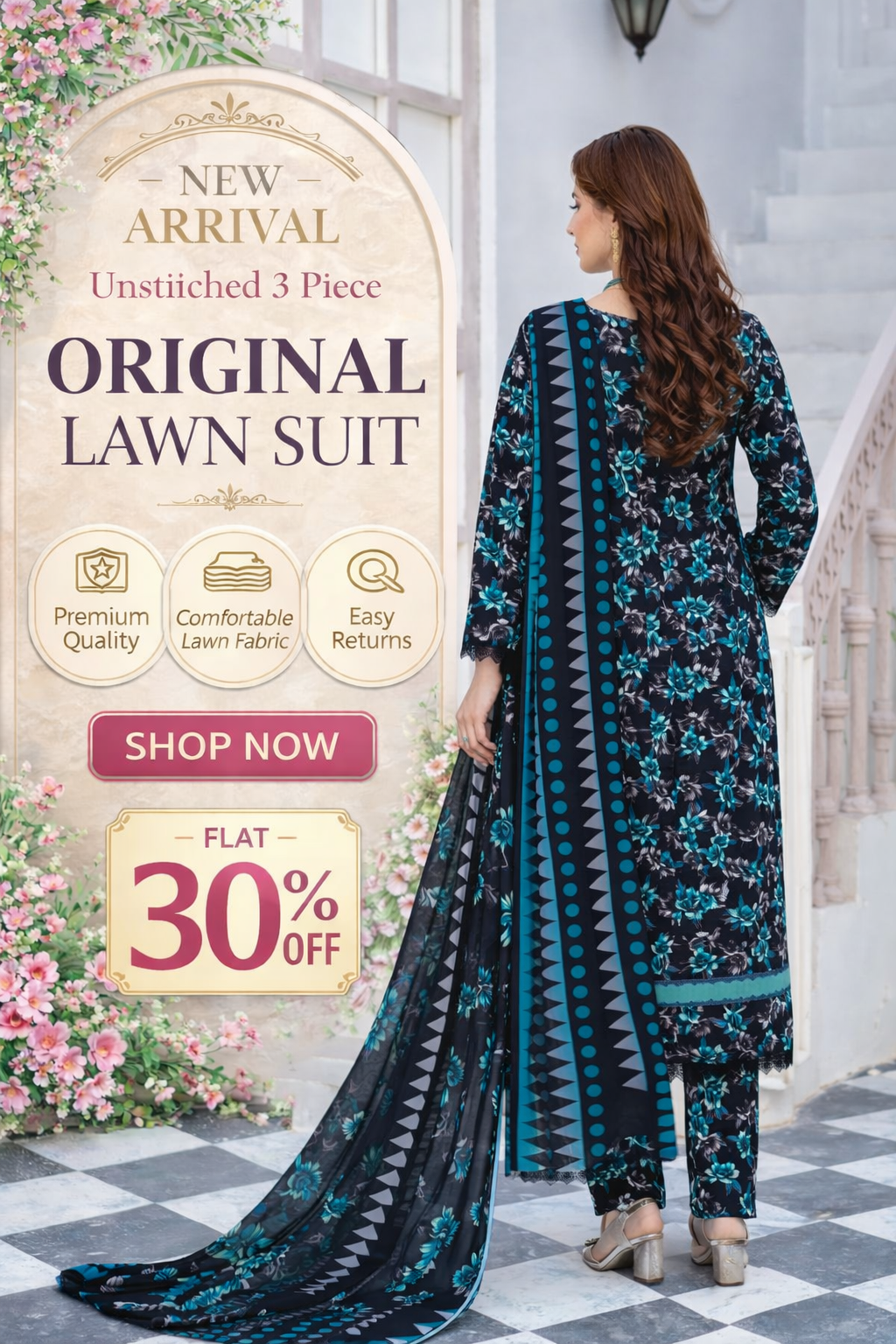 New Arrival | Original Lawn 3 Piece Suit – Premium Summer Collection 3