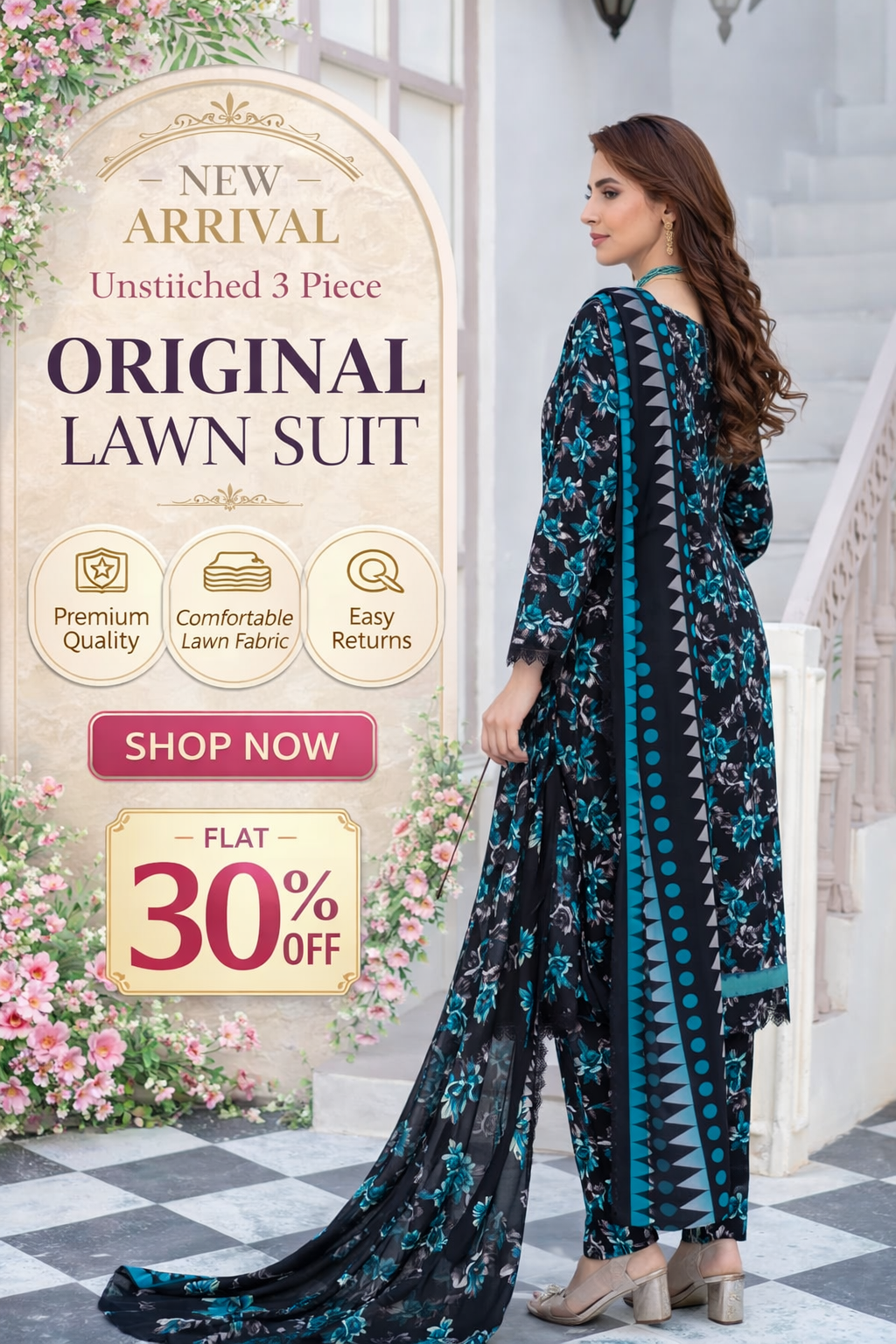 New Arrival | Original Lawn 3 Piece Suit – Premium Summer Collection 3